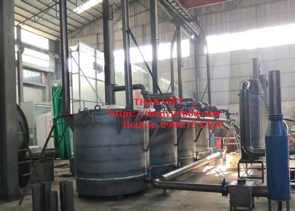 lò cacbon hóa liên tục